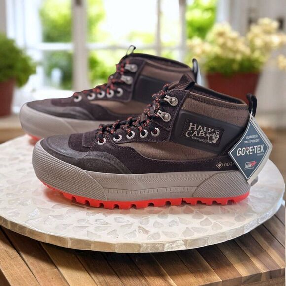 Vans MTE Half Cab GORE-TEX Bitter Chocolate Brown Men 5.5 / W 7 All-Trac Boots - Picture 5 of 14